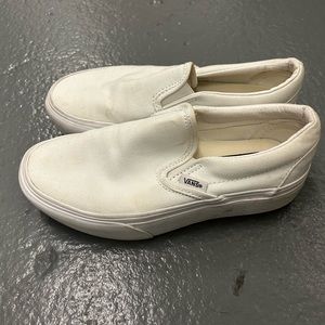 Vans platform slip ons